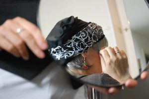 cancer: frange et contour de cheveux